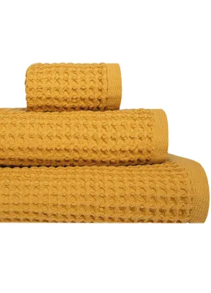 Ręcznik Sorema - Favo pale gold - bawełniany